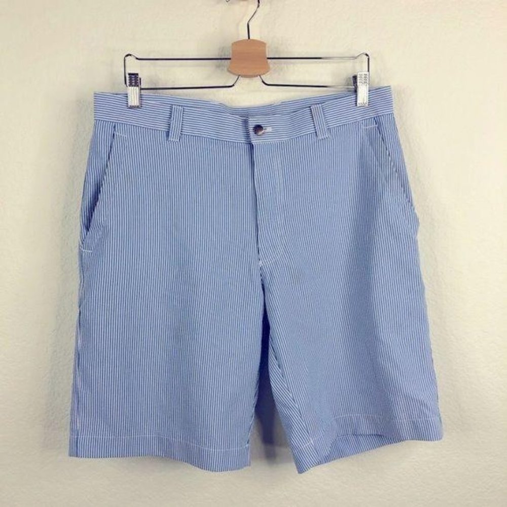 Callaway Seersucker Striped Pinstripe Flat Front